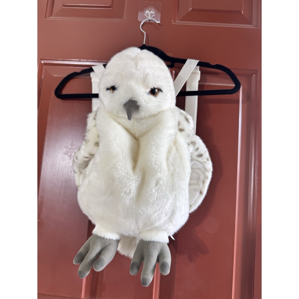 Harry Potter Hedwig White Owl Backpack Universal Studios Wizarding World  ePlush